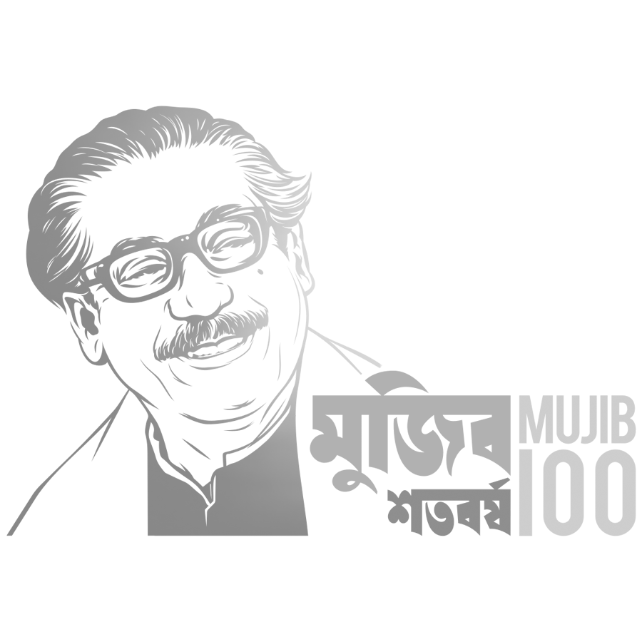 mujib100 logo